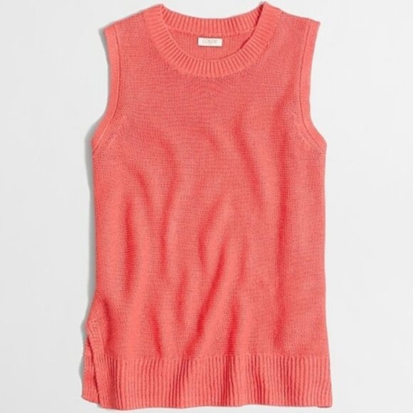 J. Crew Factory Linen sweater-tank top XXL - Picture 4 of 16
